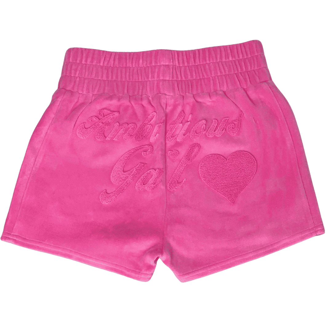 Ambitious Gal Shorts Set Pink